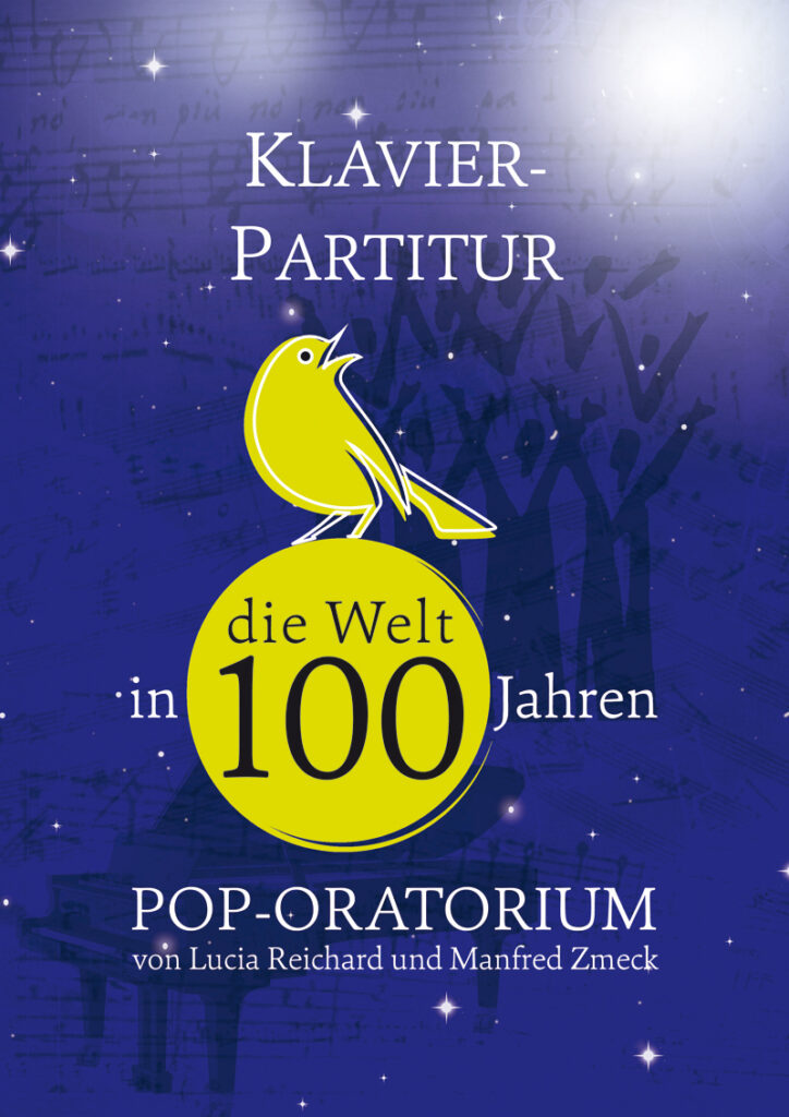 Klavierpartitur Die Welt in 100 Jahren, Titelblatt